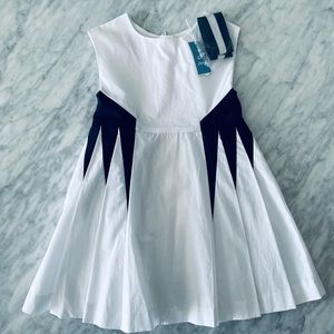 Jacadi white dress 4T NWT